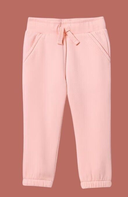 Okie Dokie Baby Girls Tapered Pull-On Pant, Crystal Rose Pink, 12 MONTHS