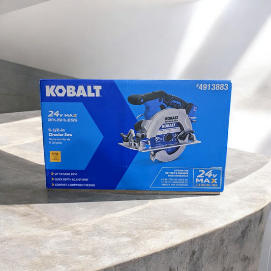 Kobalt 24V MAX Brushless 6-1/2" Circular Saw Bare Tool KCS 124B-03