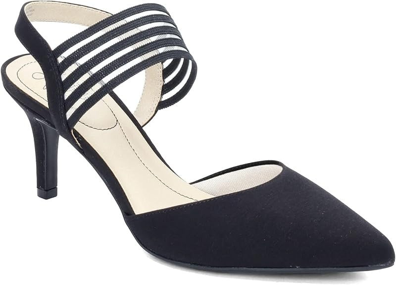 LifeStride Women's Sanya Pump, Black, 5 M US