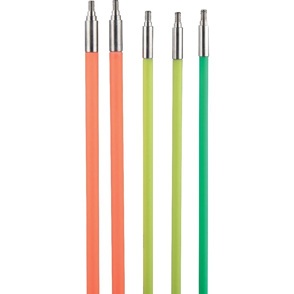 25 Foot Glow Fish Rods Multi Flexibility Perfect for Wire Running in Low Light