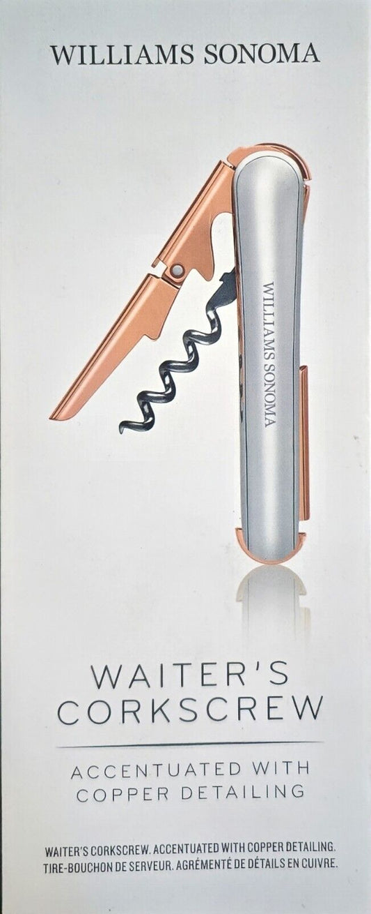 Williams Sonoma Waiter's Corkscrew BOXED NEW !!