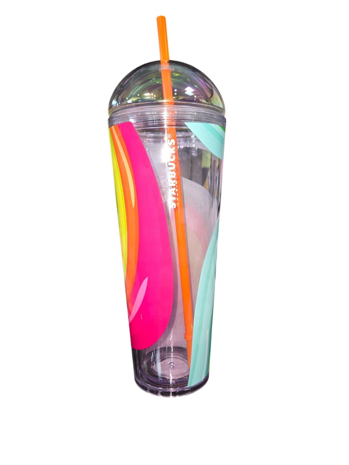 Starbucks 2025 Summer Collection 24oz Cold Cup with Lid and Straw - Limited NWT