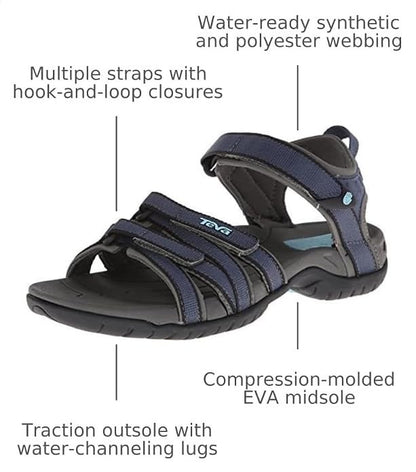 TEVA TIRRA BERING SEA WALKING HIKING SPORT WOMEN'S SANDALS SIZE US 9.5/UK 7.5
