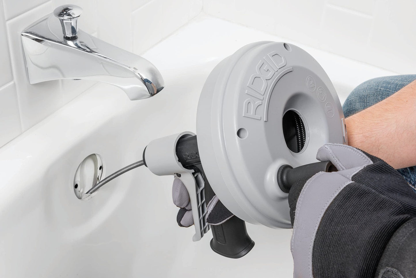 Ridgid Kwik Spin+ Drain Cleaner