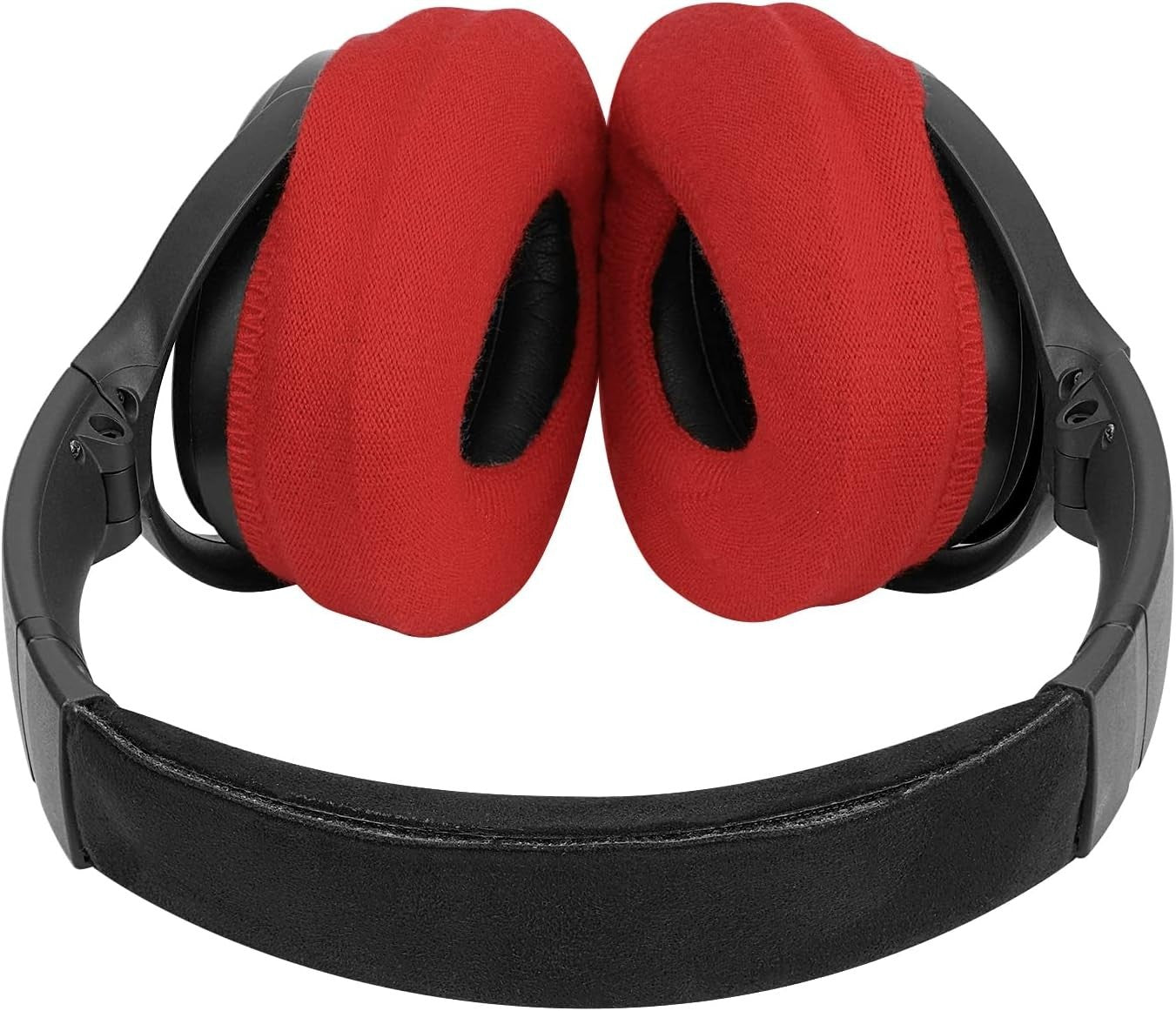 Geekria 2 Pairs Knit Headphones Ear Covers - Product Safety Certified - Red - M