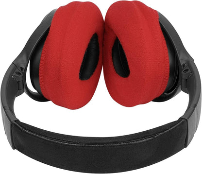 Geekria 2 Pairs Knit Headphones Ear Covers - Product Safety Certified - Red - M