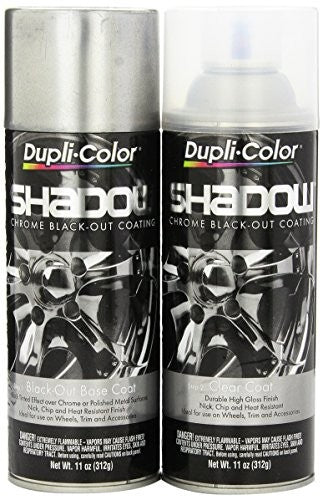 Dupli-Color ESHD10007 Shadow Chrome Black-Out Coating, 1 Kit, 11 Ounce (Pack of