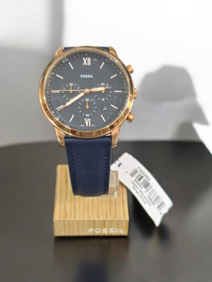 Fossil FS5454 Neutra Chronograph Leather Strap Men Watch Lexor Miami