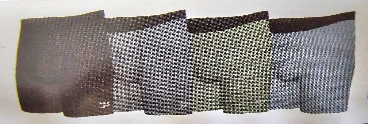 Reebok Men's 4-Pack Performance Boxer Briefs Green/Grays/Blacks, XXL (44-46)