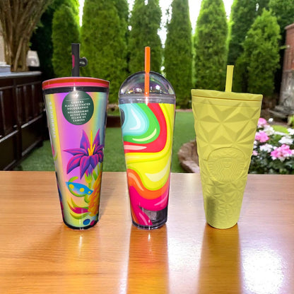 Starbucks Assorted Tumbler - Cold Cup - Holographic - Limited - 2025 NEW - 24 oz
