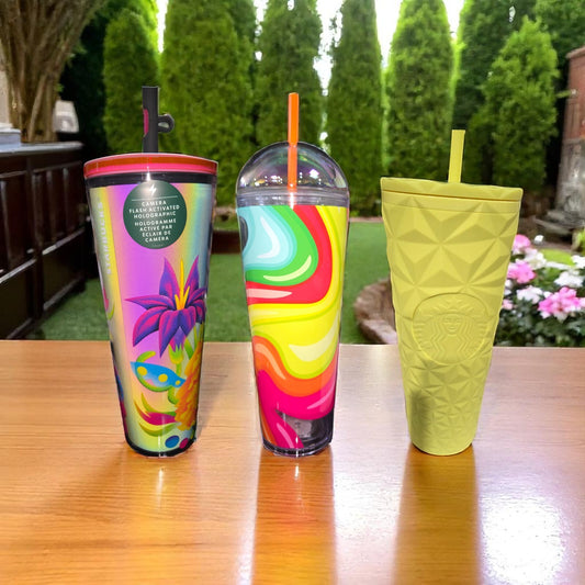 Starbucks Assorted Tumbler - Cold Cup - Holographic - Limited - 2025 NEW - 24 oz