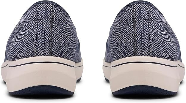 Cloudsteppers Clarks Women's Breezesky Zoe Canvas Loafers - Navy - Size 6.5