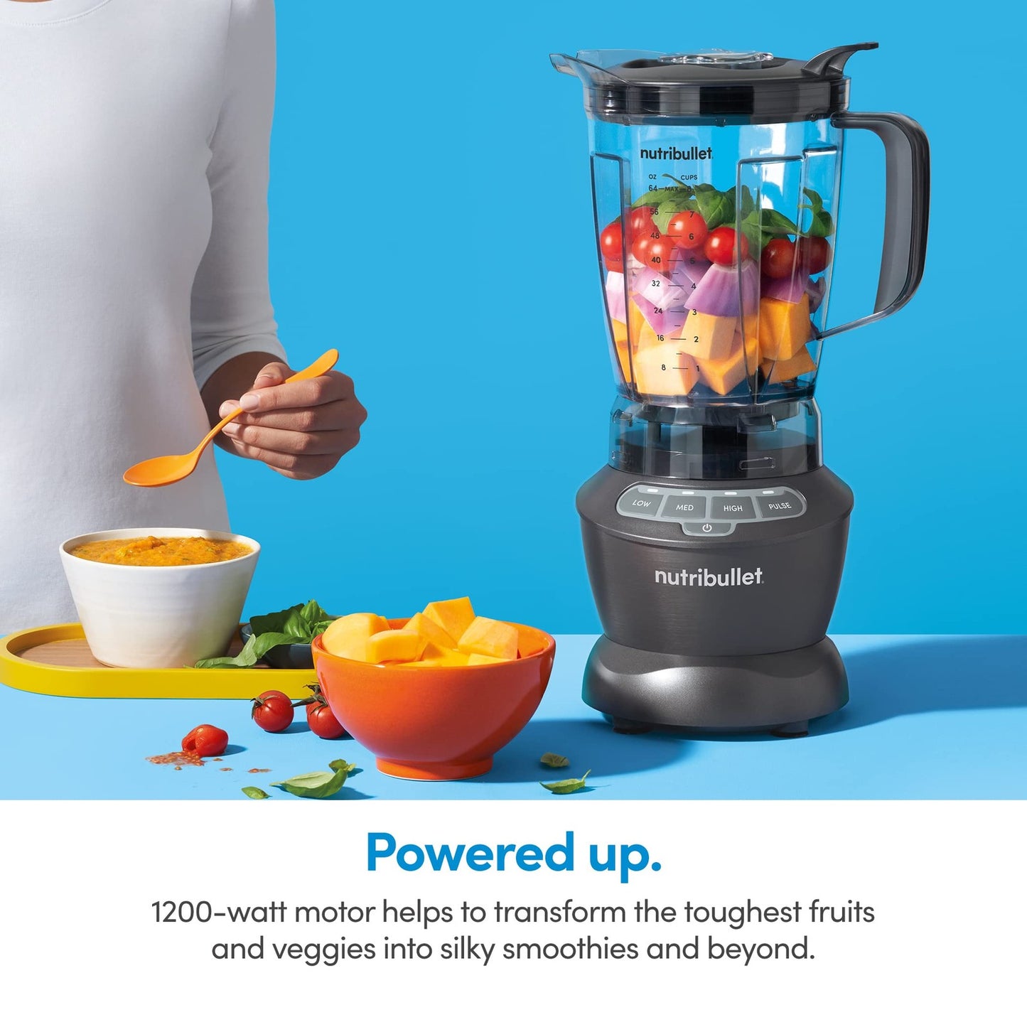NutriBullet ZNBF30500Z Blender Combo 1200 Watt Dishwasher Safe Plastic food ble