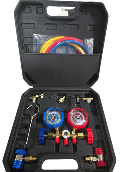 OMT Single Stage Vacuum Pump/Guage Kit