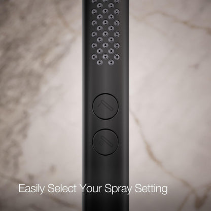 Kohler 21335-BL Shift+ Round Handshower Matte Black 2.5 GPM