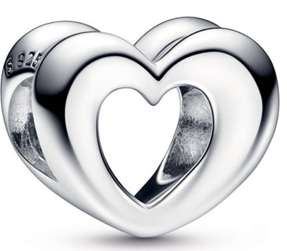 Authentic Pandora Radiant Open Heart Charm (792492C00)