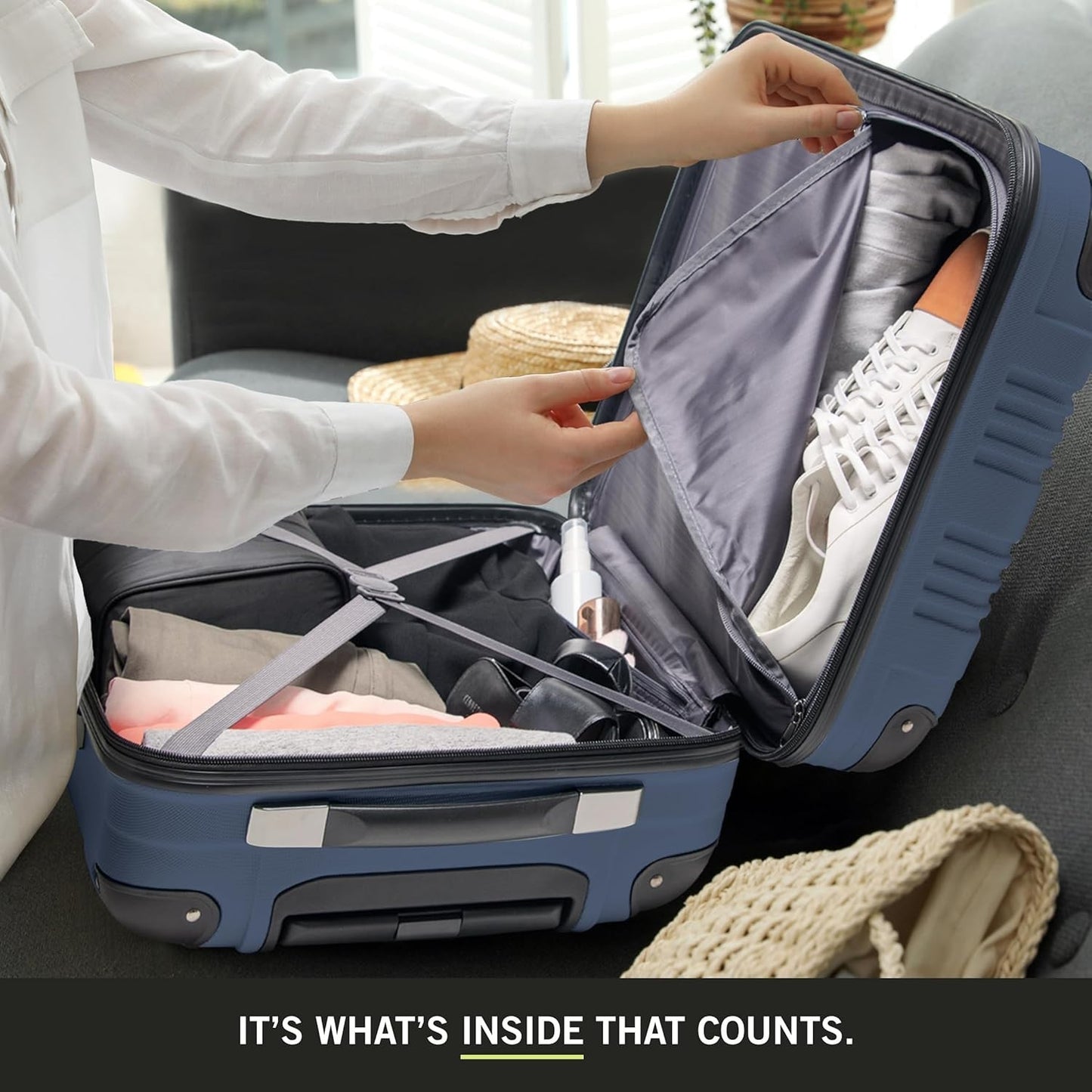 Kenneth Cole REACTION Out of Bounds & Renegade Lightweight 4-Wheel Luggage