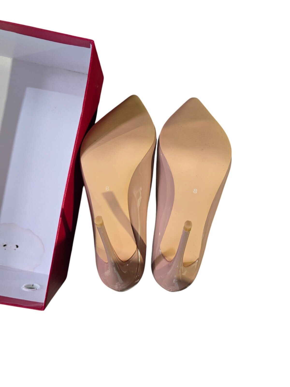 COLETER Women's Sexy Pointed Toe High Heels Patent Leather Pumps, Size 8