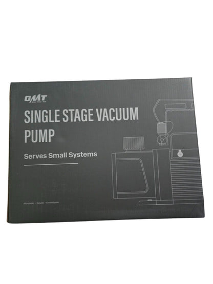 OMT Single Stage Vacuum Pump/Guage Kit