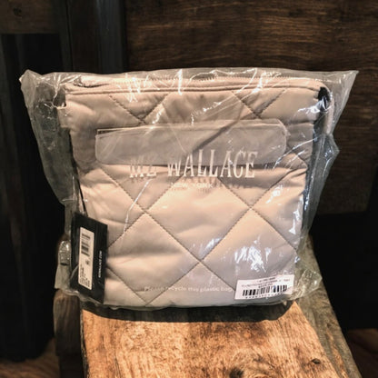 MZ WALLACE Madison Flat Crossbody, Frost - NWT -  Pockets: 6 Inside & 2 Outside