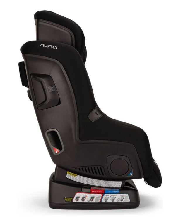 Nuna RAVA Fire Retardant-Free Convertible Car Seat Caviar Color
