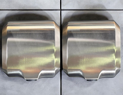 Goetland Brushed Stainless Steel Commercial Hand Dryer (Set of 2) 120V Automatic