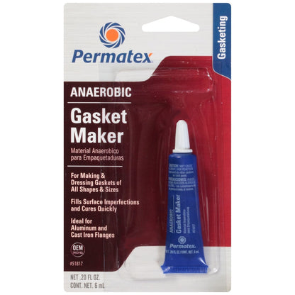 Permatex 51845-10PK Anaerobic Gasket Maker - 300 ml Cartridge, (Pack of 10)