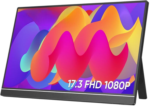 Arzopa A1M Portable Laptop Monitor 17.3" FHD IPS, 1080p
