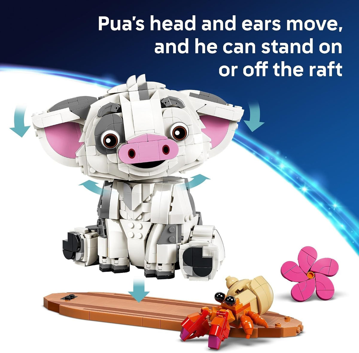 LEGO Disney Moana Pua 43292 Buildable Pig 885 Pieces NEW Sealed - Free Shipping