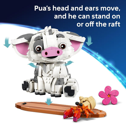 LEGO Disney Moana Pua 43292 Buildable Pig 885 Pieces NEW Sealed - Free Shipping