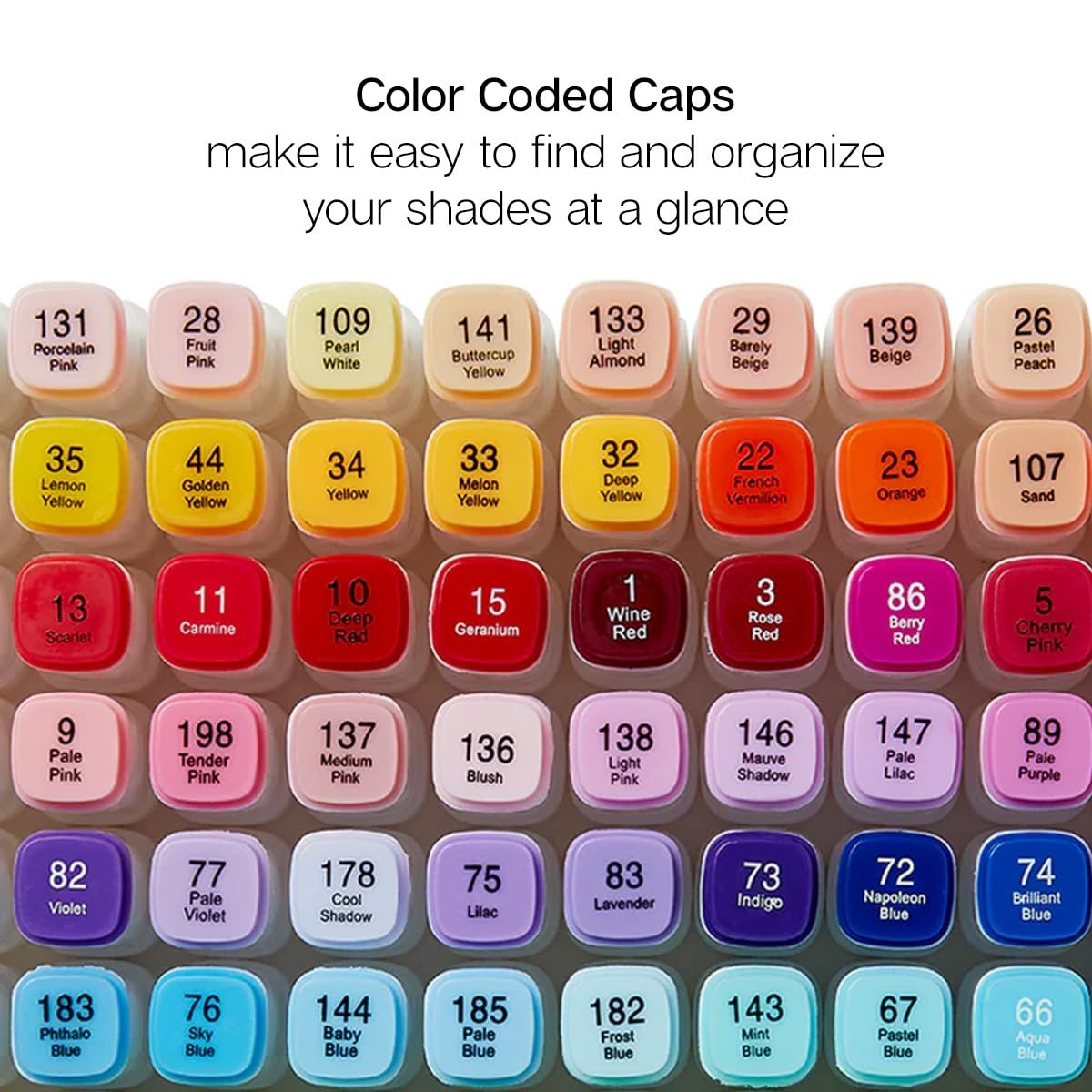 KINGART® 424-120 PRO Double-Ended Alcohol Ink Art Markers, 120 COLORS, Fine Poi