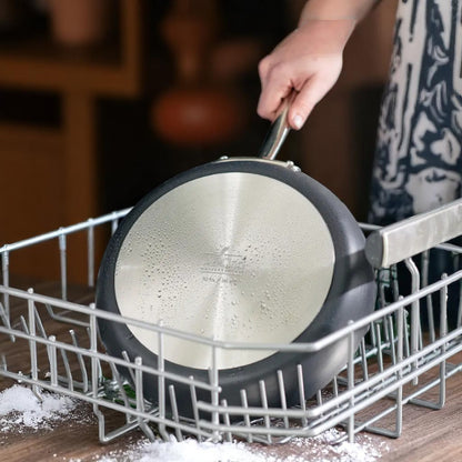 All-Clad NS Pro Nonstick Cookware, 10 Piece Set, #E117SA64,  Black Hard Anodized