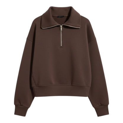 Old Navy Bounce Fleece Half-Zip Pullover Sweatshirt in Black or Brown, All Sizes