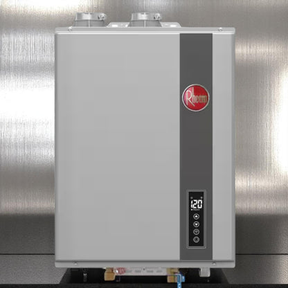 Rheem 9.5 GPM Smart High Efficiency In/Outdoor Natural Gas Tankless Water Heater