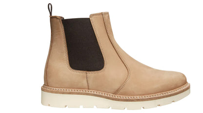 Alpine Design Blaze Chelsea Leather Boot Tan/ Ivory/Black Italy Womens 9-11 New