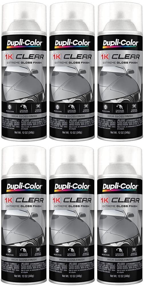 Duplicolor 1K Clear Extreme Gloss Finish Spray Paint - 12 oz.