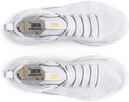 Under Armour Flow Ace Volleyball Shoes Women’s Hi & Low White/Gold & White/Navy