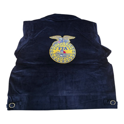 FFA Blue Corduroy Jacket with FAA emblem | Agricultural Education | Navy Blue