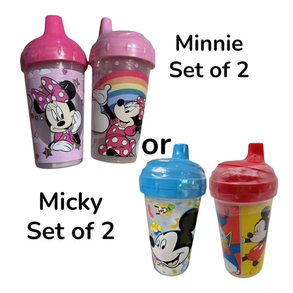 Disney Toddler Sippy Cups  | 10 Ounce Miicky or Minnie Mouse Sippy Cup 2pk