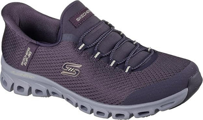 SKECHERS  Slip-ins Glide -Step Vibey Memory Foam Washable Vegan - Plum - 104557