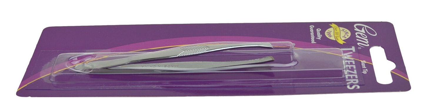 Gem Slant Tip Tweezers