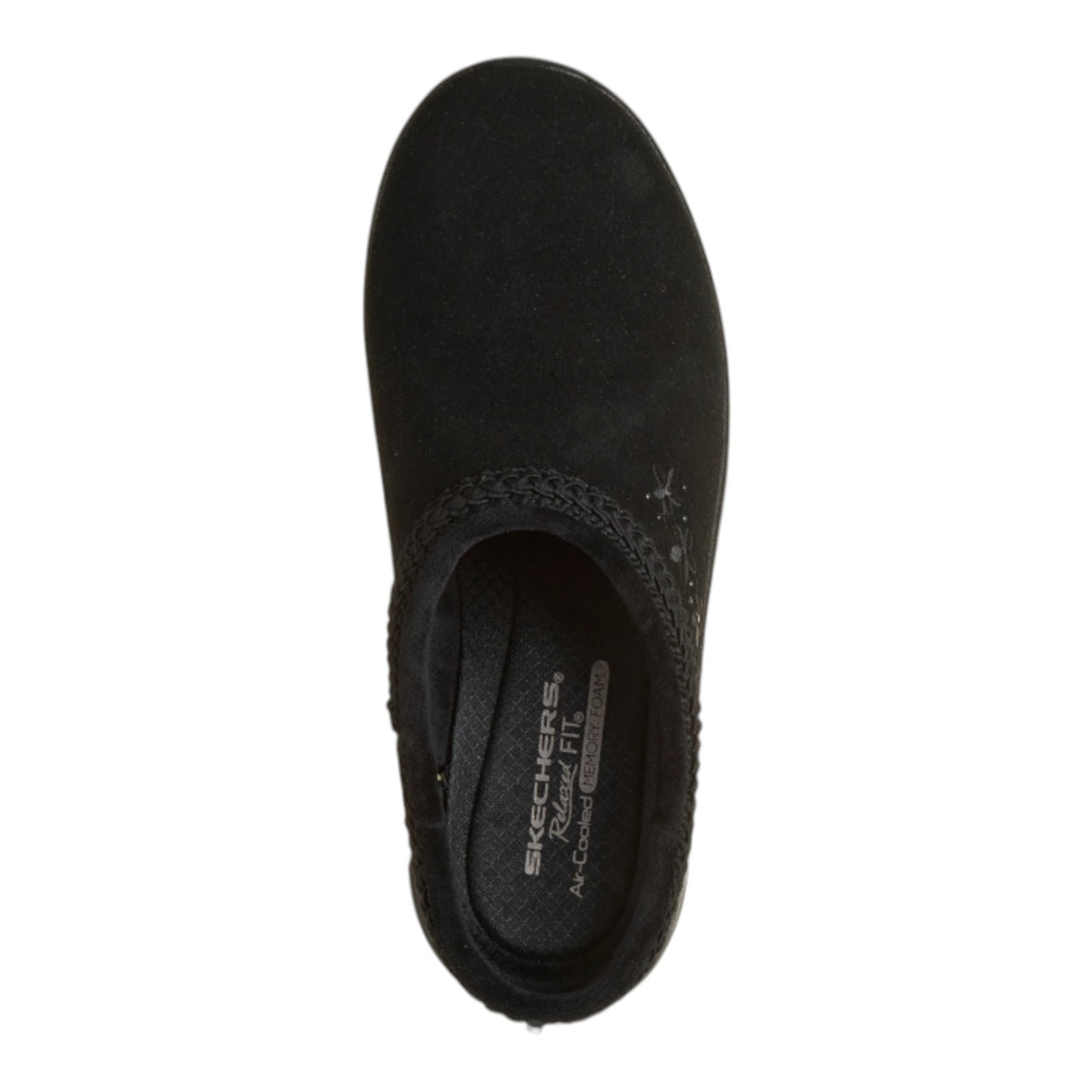NEW WOMENS SKECHERS RELAXED FIT EASY GOIN SOFT CHARM SUEDE Clogs AUTHENTIC