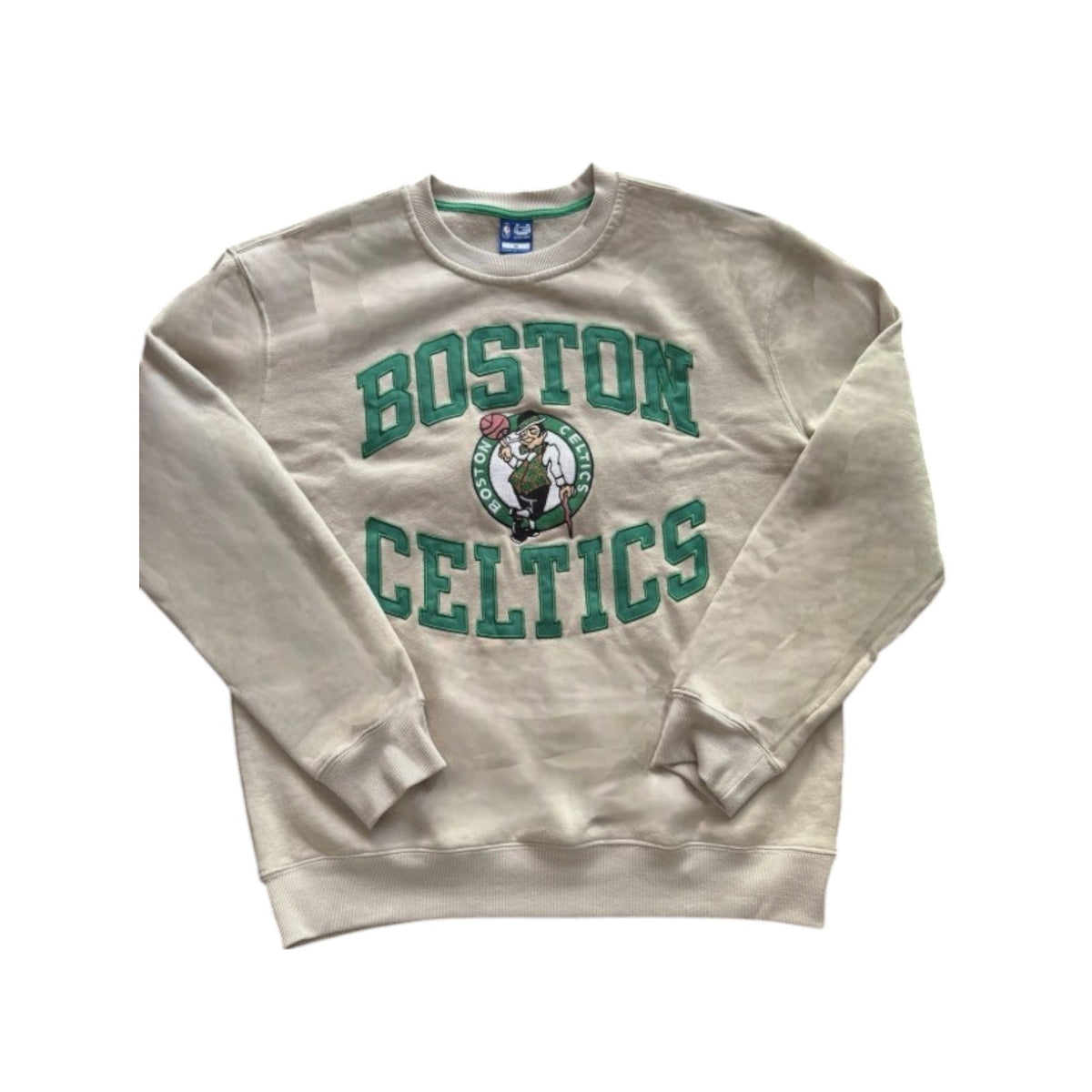NBA Boston Celtics Crewneck Hoodless Sweatshirt, Black
