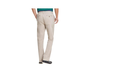 Nautica Men's Classic-Fit Stretch Solid Flat-Front Chino Deck Pants