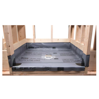 5 Ft. X 6 Ft. Gray Pvc Shower Pan Liner | Oatey Measurement Mil Durable Lines