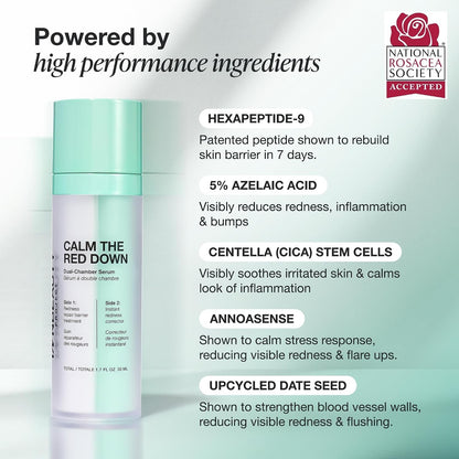 INNBEAUTY Project Calm the Red Down Dual Chamber Redness Treatment Serum NIB