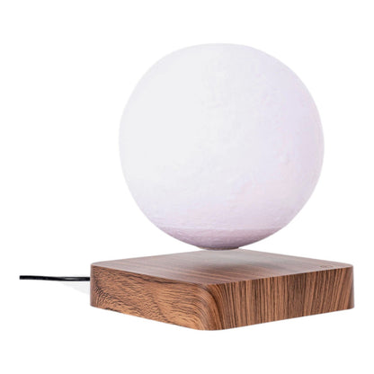 Levitating Moon Table Lamp, Magnetic Floating & Spinning Light
