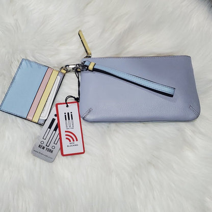 ili New York 2 pc Wristlet Set, Yellow Bird NWT
