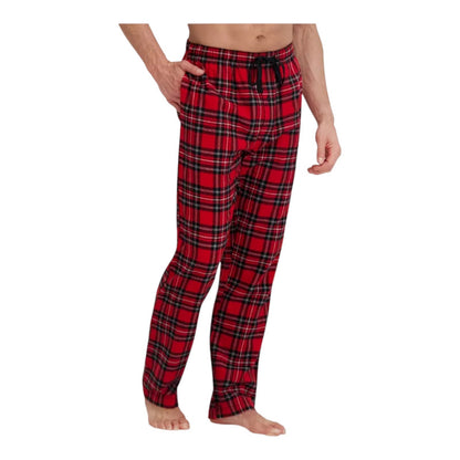 Hanes Men's Lightweight Yarn Dyed Flannel Sleep Pajama Lounge Pants for Men
