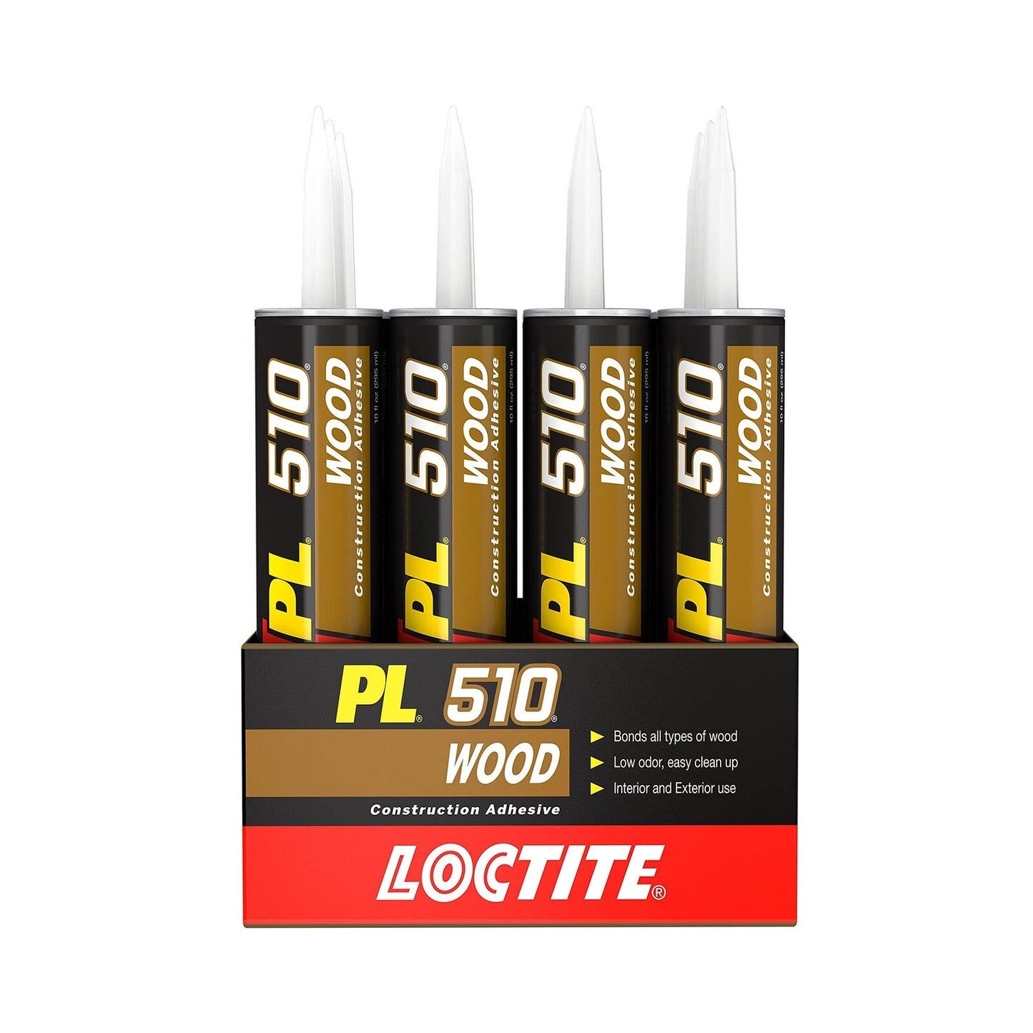 Loctite PL 510 Wood Construction Adhesive 10-Ounce Cartridge (1538750)